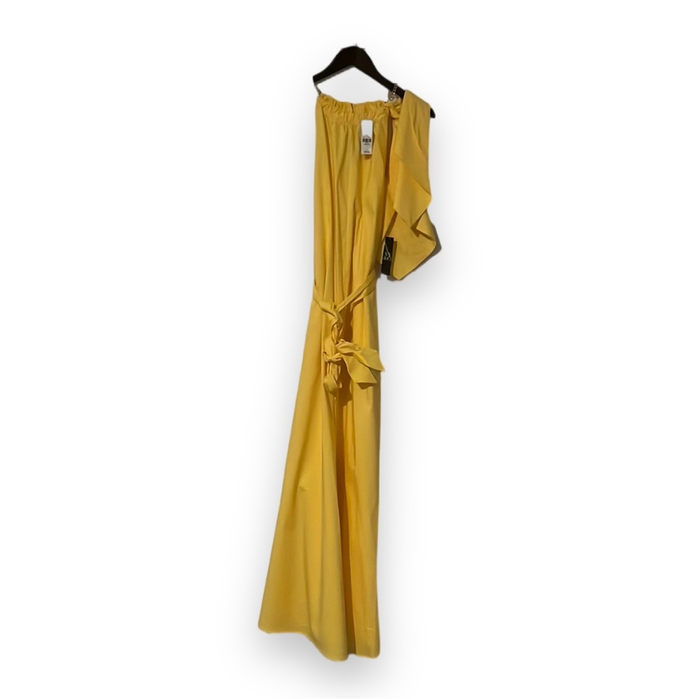 NY and Company NEW yellow maxi dress size M